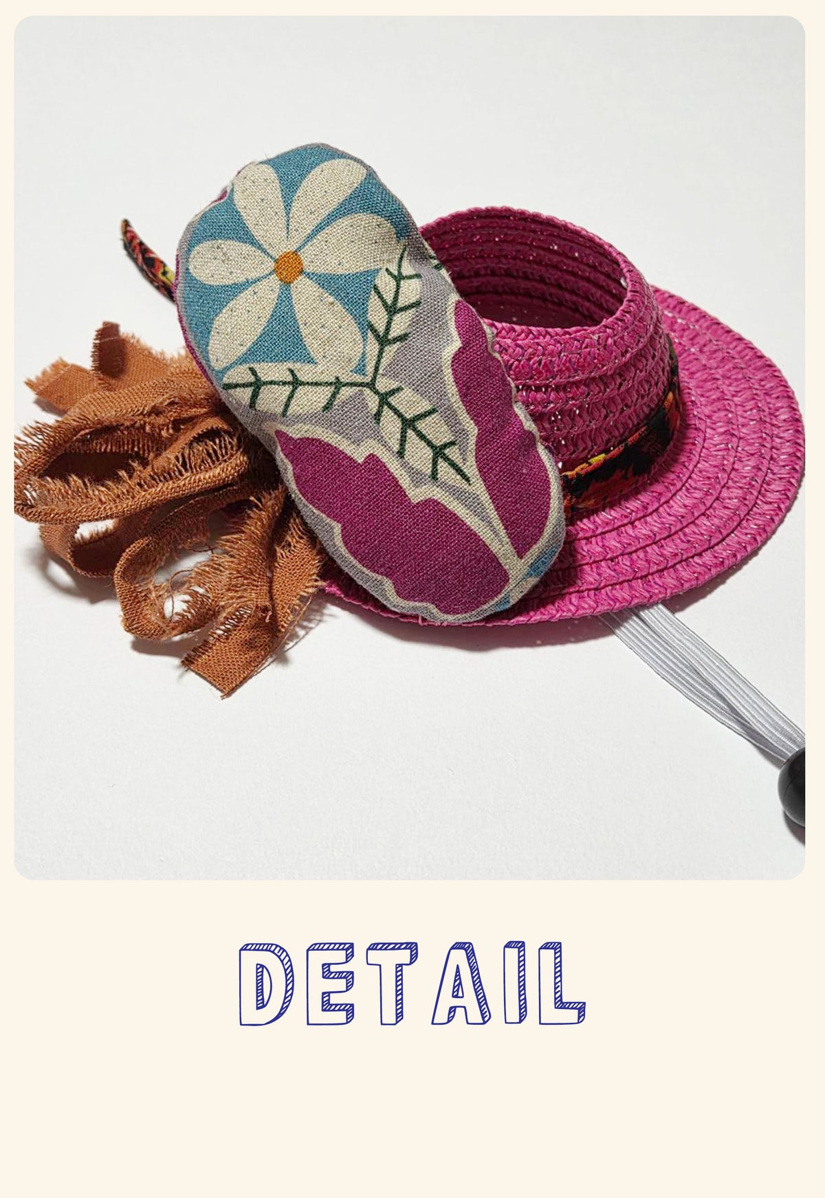 【10/10 NEW!!】Oriental ribbon FLOWER HAT◇RIO STYLE◇-dog resort wear-