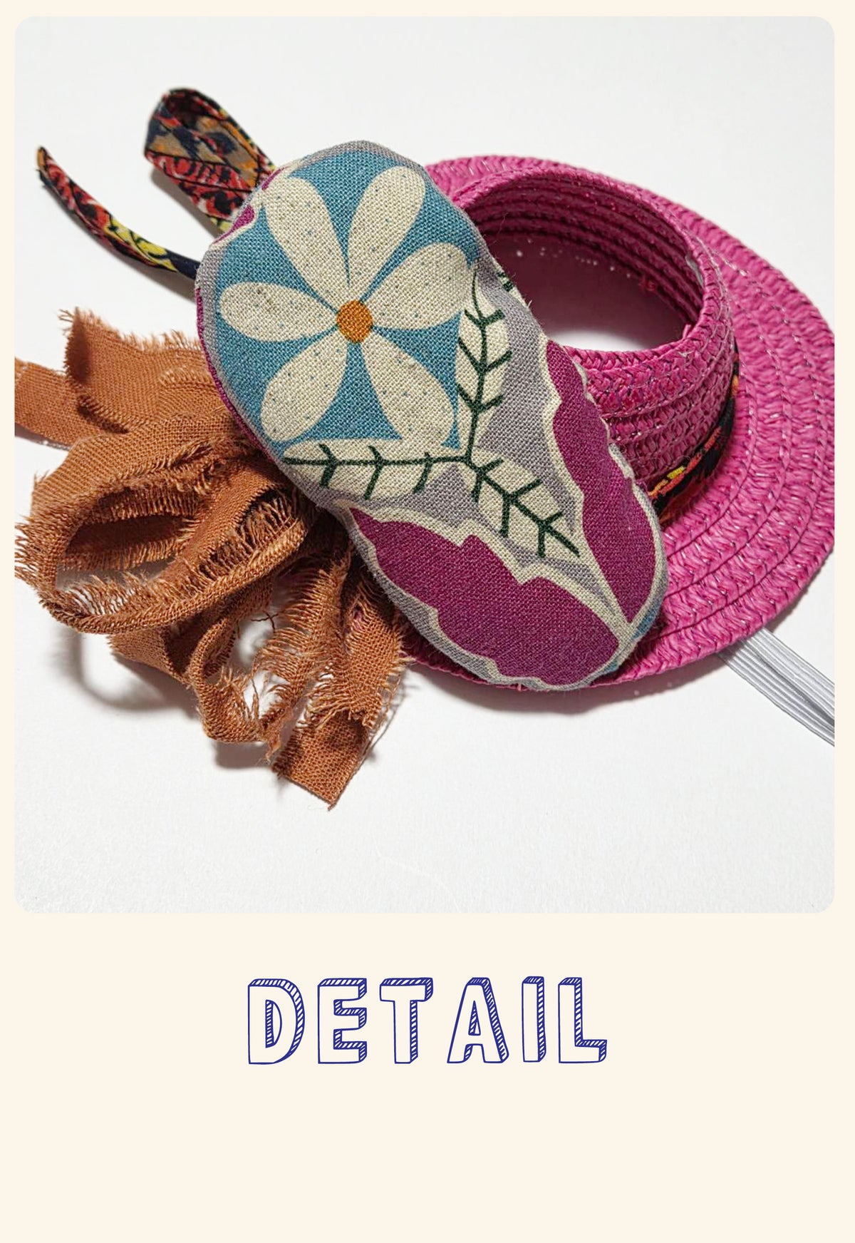 【10/10 NEW!!】Oriental ribbon FLOWER HAT◇RIO STYLE◇-dog resort wear-