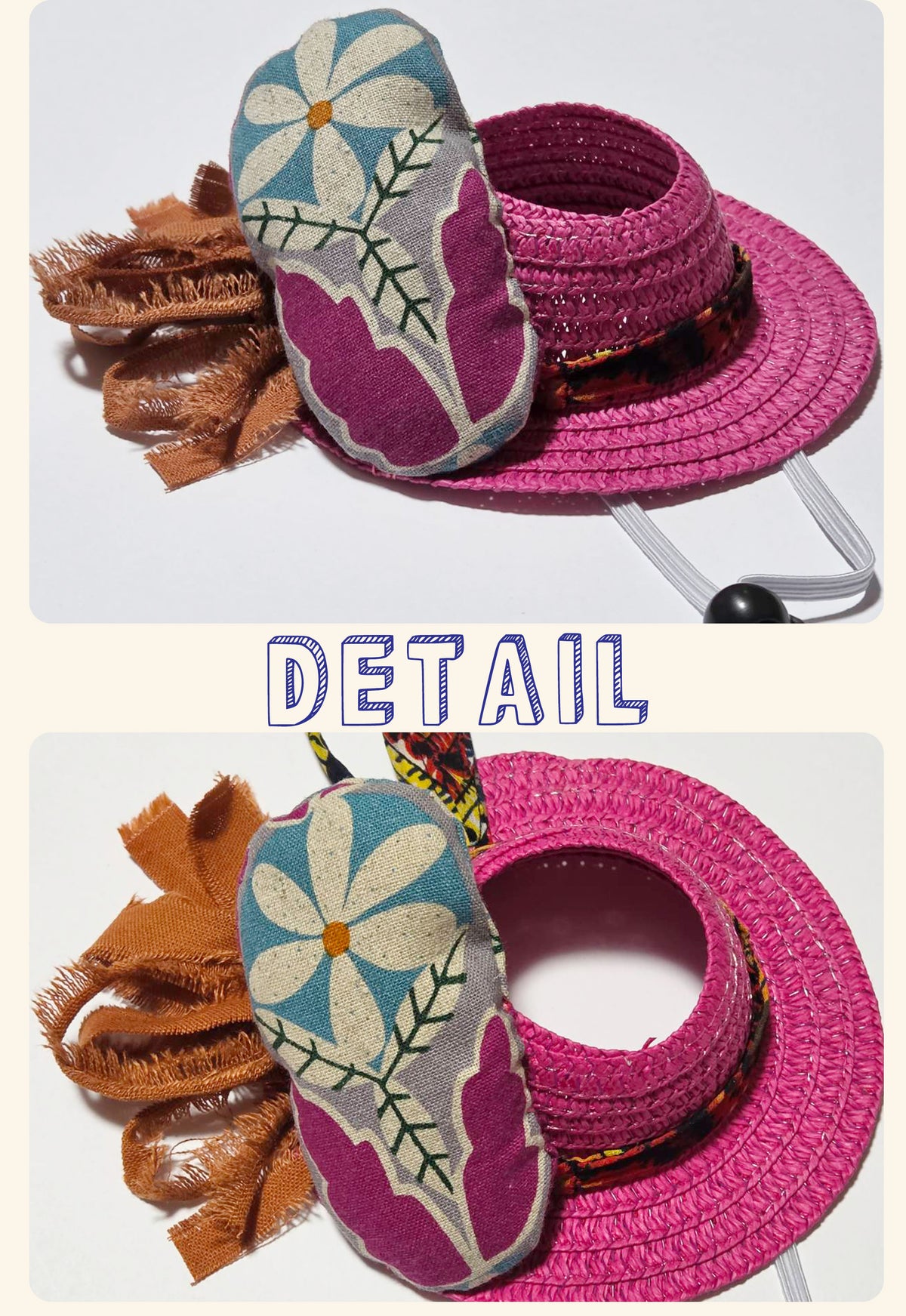 【10/10 NEW!!】Oriental ribbon FLOWER HAT◇RIO STYLE◇-dog resort wear-