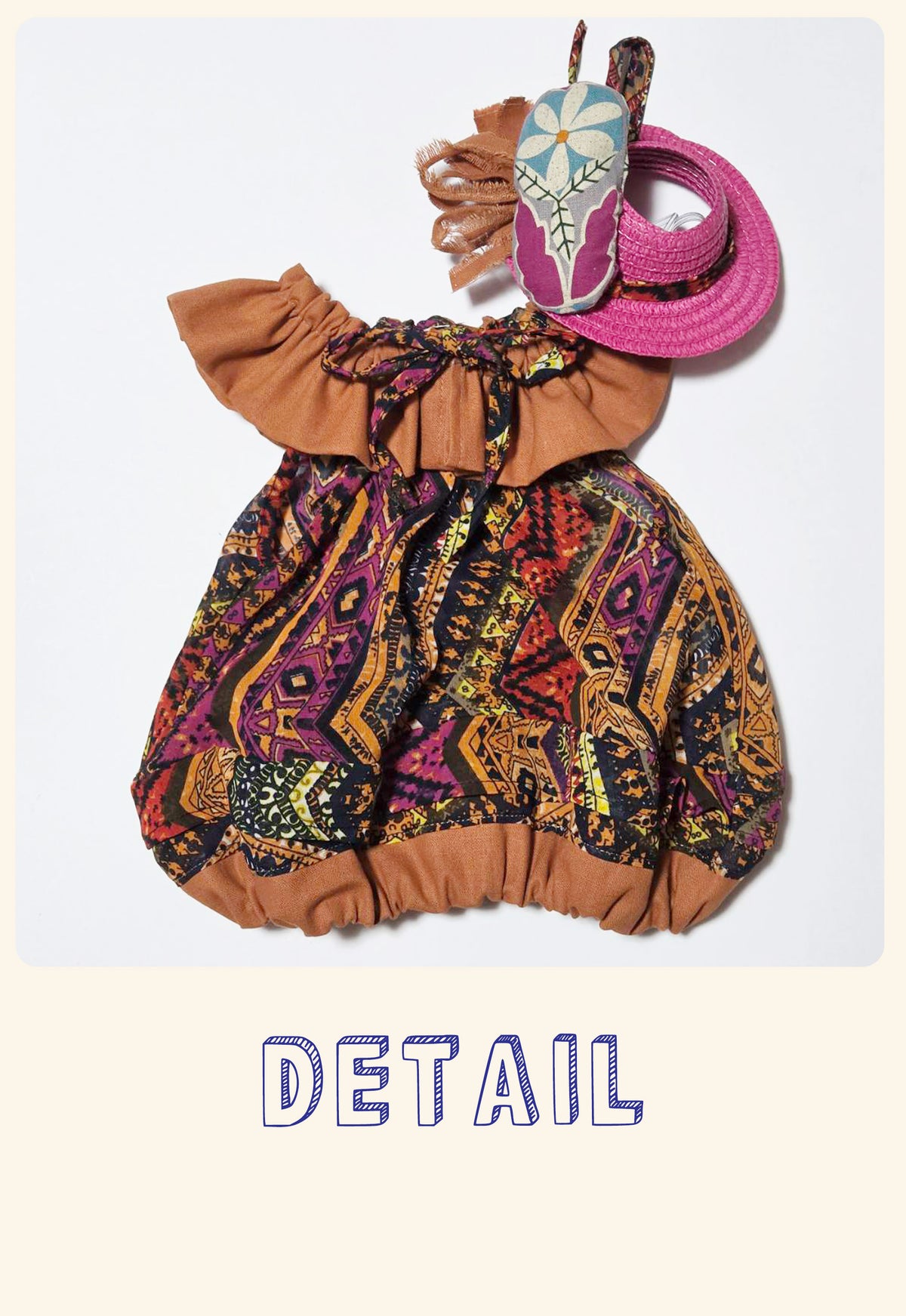 【10/10 NEW!!】Oriental ribbon FLOWER HAT◇RIO STYLE◇-dog resort wear-