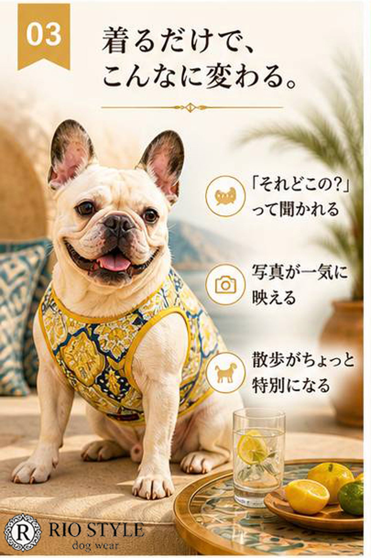 Oriental Resort Tank ◇RIO STYLE◇-dog resort wear-