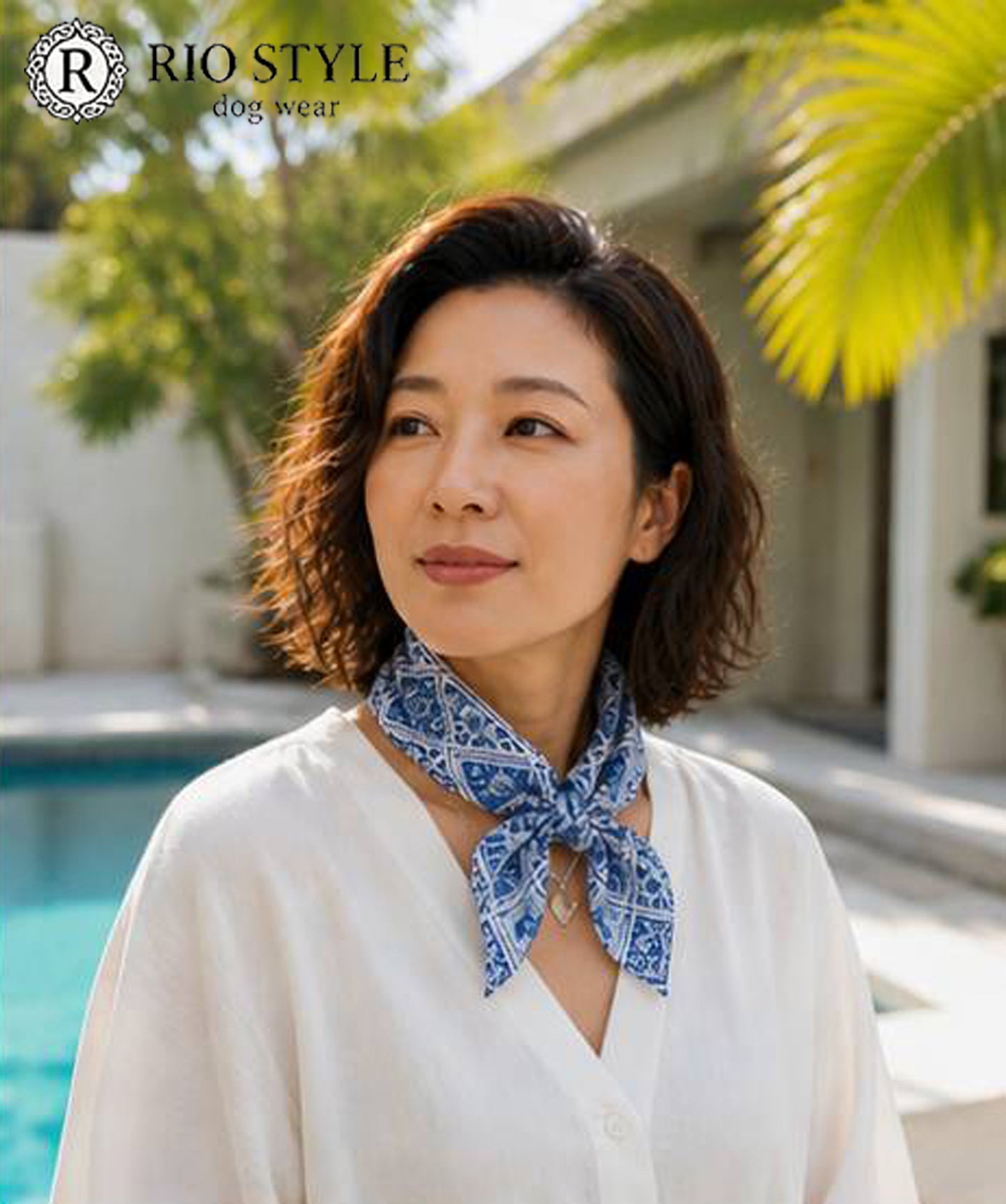 Oriental Resort Handkerchief◇RIO STYLE ◇-dog resort wear-