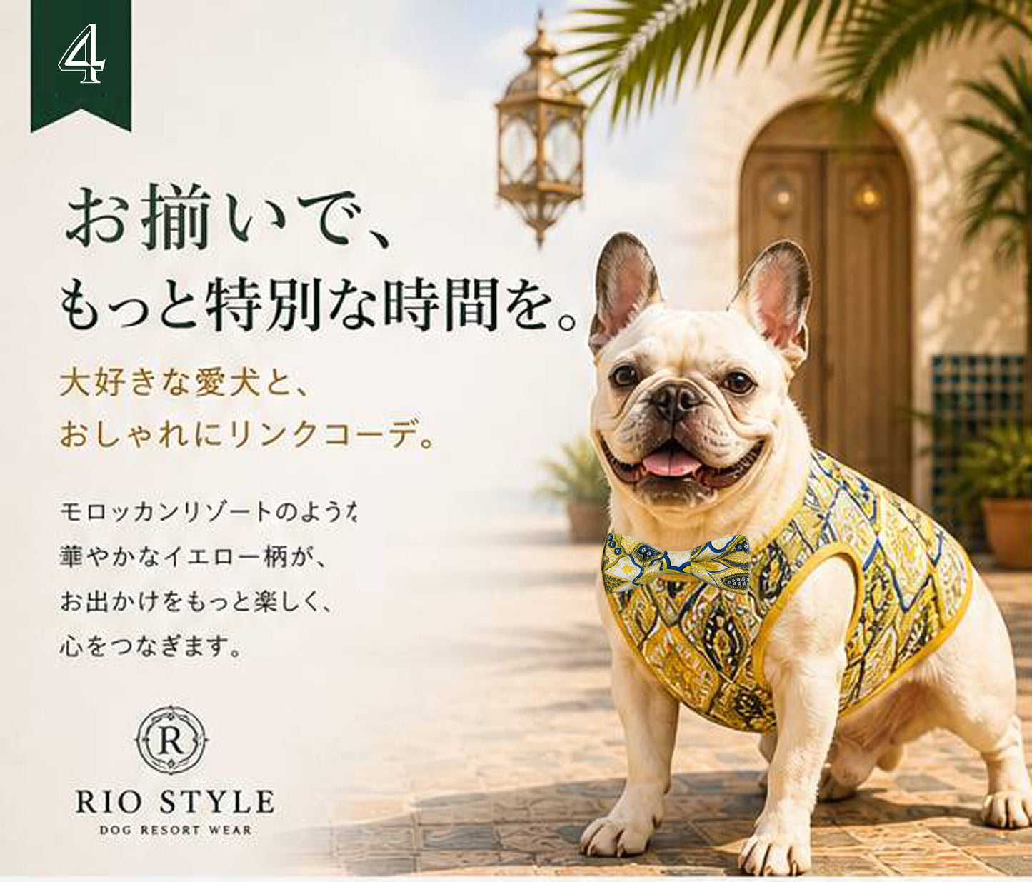 Oriental Resort Bow Tie◇RIO STYLE ◇-dog resort wear-