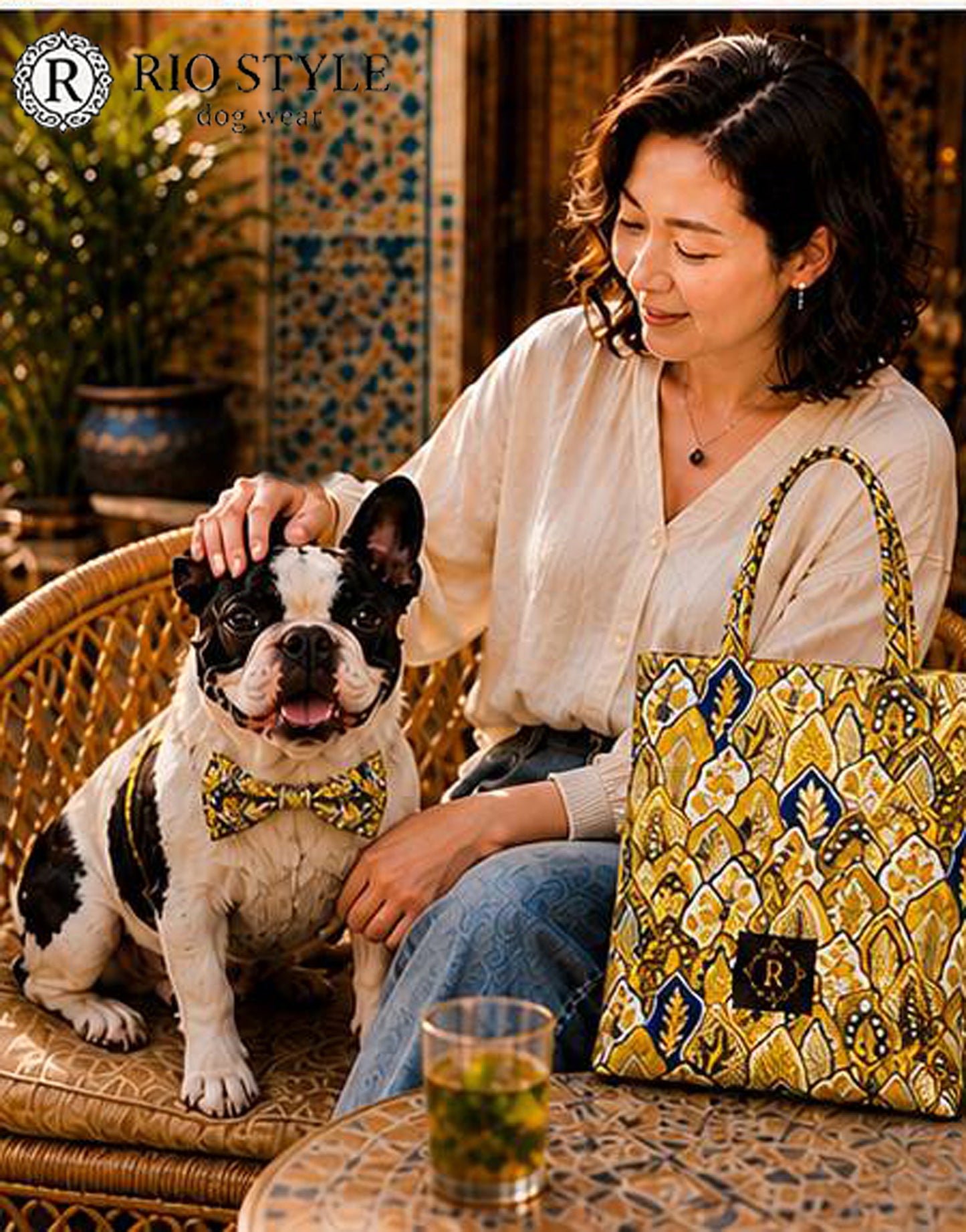 Oriental Resort Bow Tie◇RIO STYLE ◇-dog resort wear-