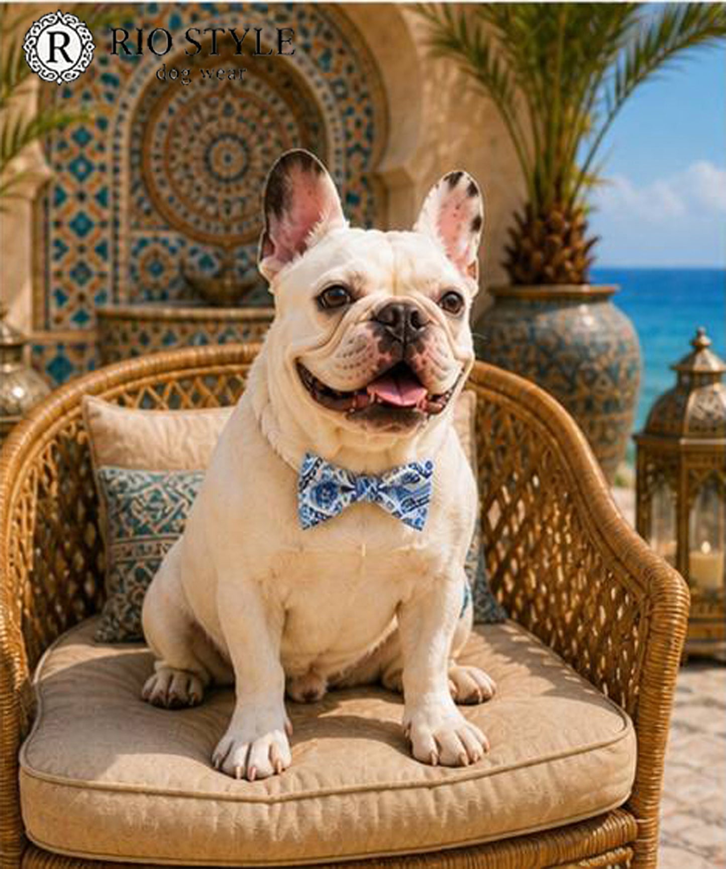 Oriental Resort Bow Tie◇RIO STYLE ◇-dog resort wear-