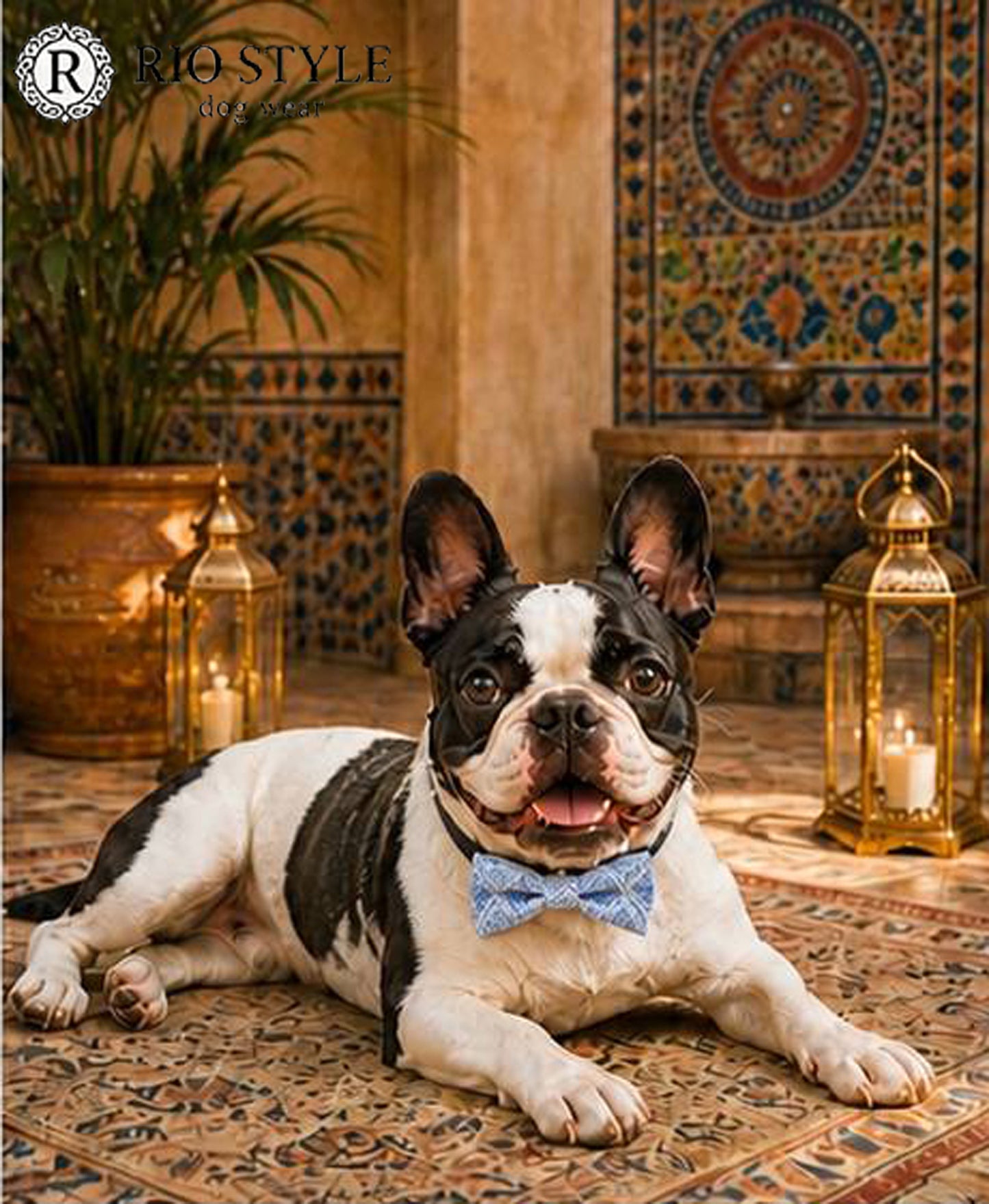 Oriental Resort Bow Tie◇RIO STYLE ◇-dog resort wear-
