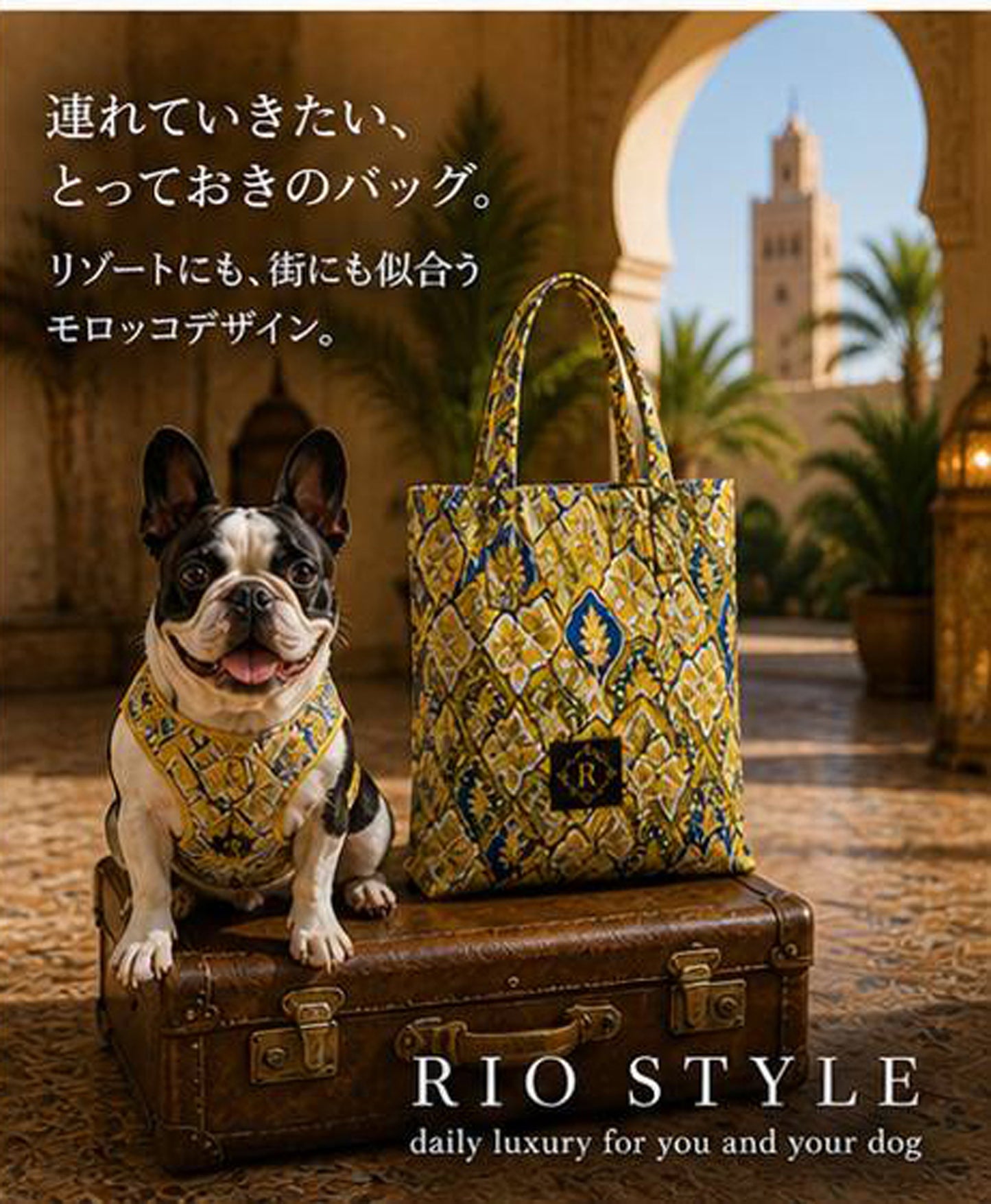Oriental Resort Tote Bag◇RIO STYLE◇-dog resort wear-