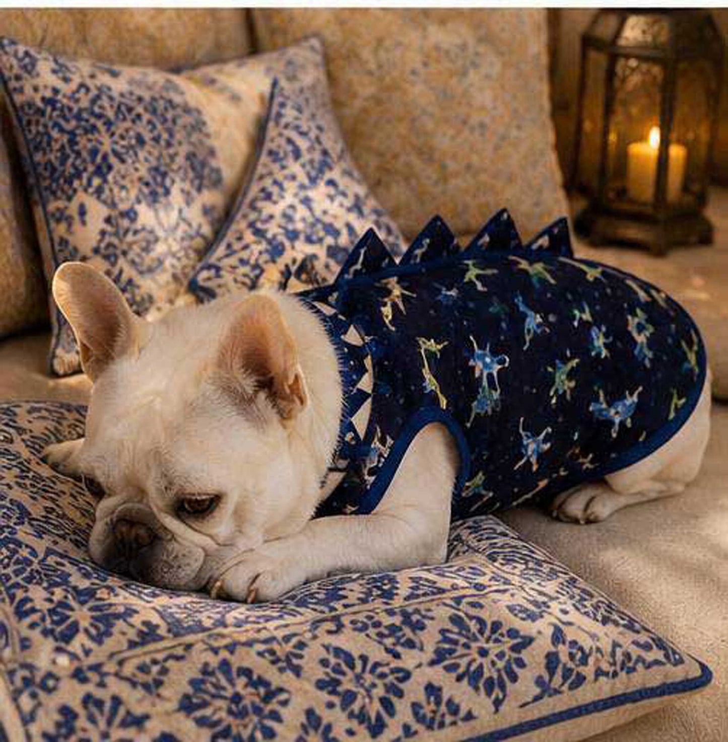 Cute KAIJU Print TOPS◇RIO STYLE◇-dog resort wear-