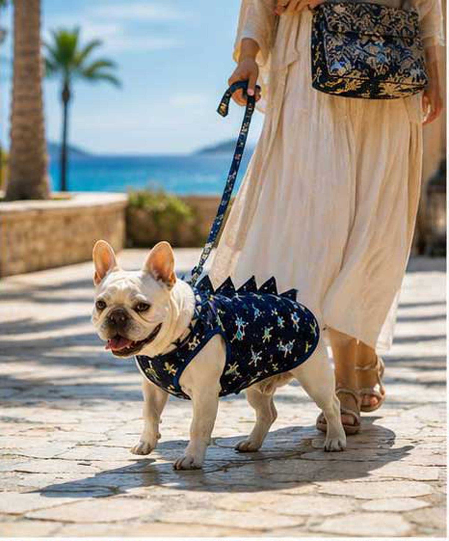 Cute KAIJU Print TOPS◇RIO STYLE◇-dog resort wear-