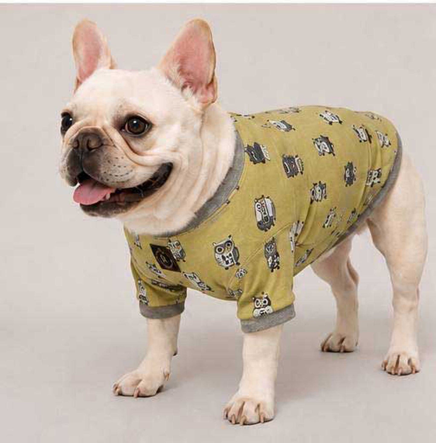 Owl Resort Ptint Tops with accessory◇RIO STYLE◇-dog resort wear-