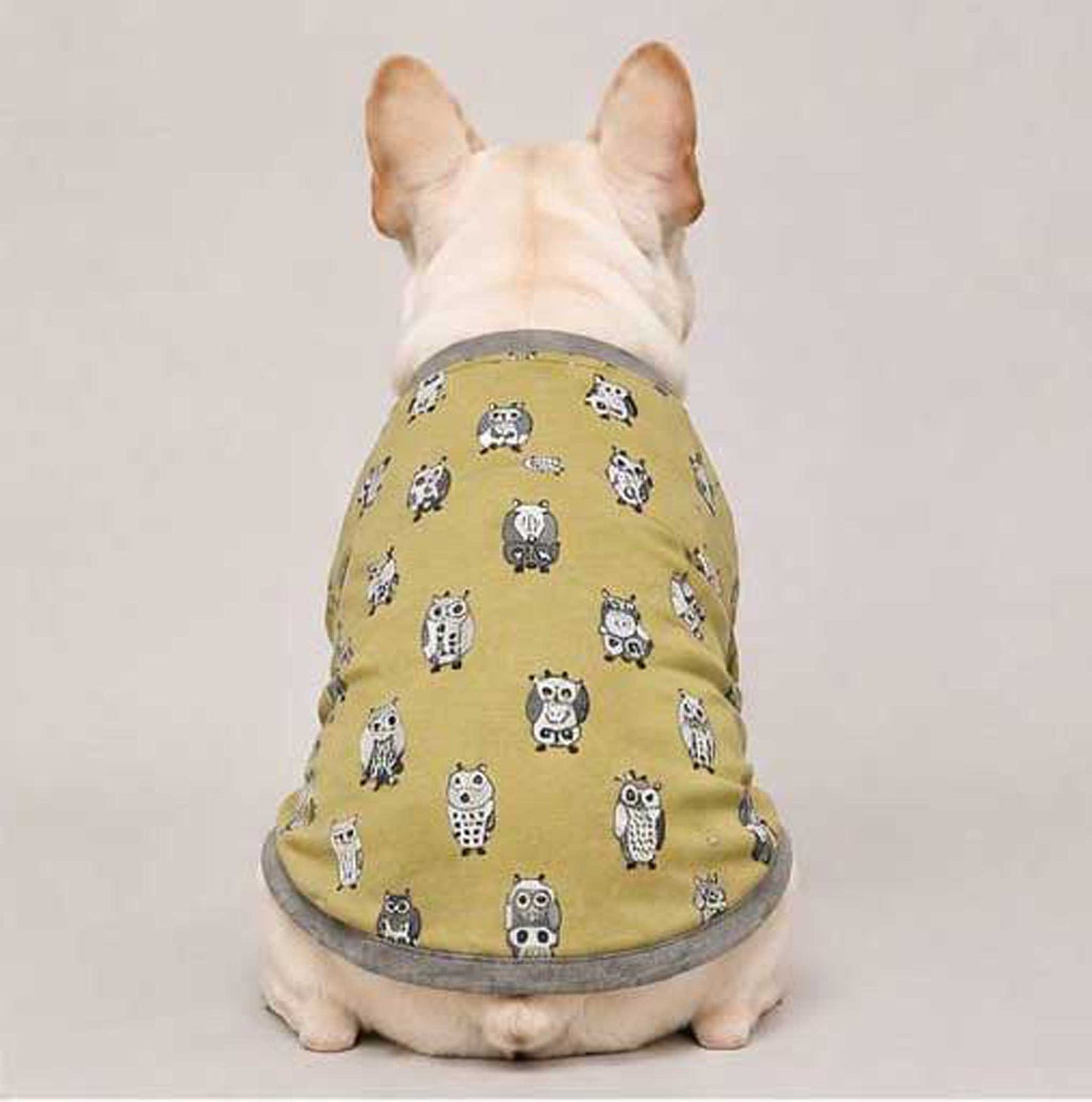 Owl Resort Ptint Tops with accessory◇RIO STYLE◇-dog resort wear-