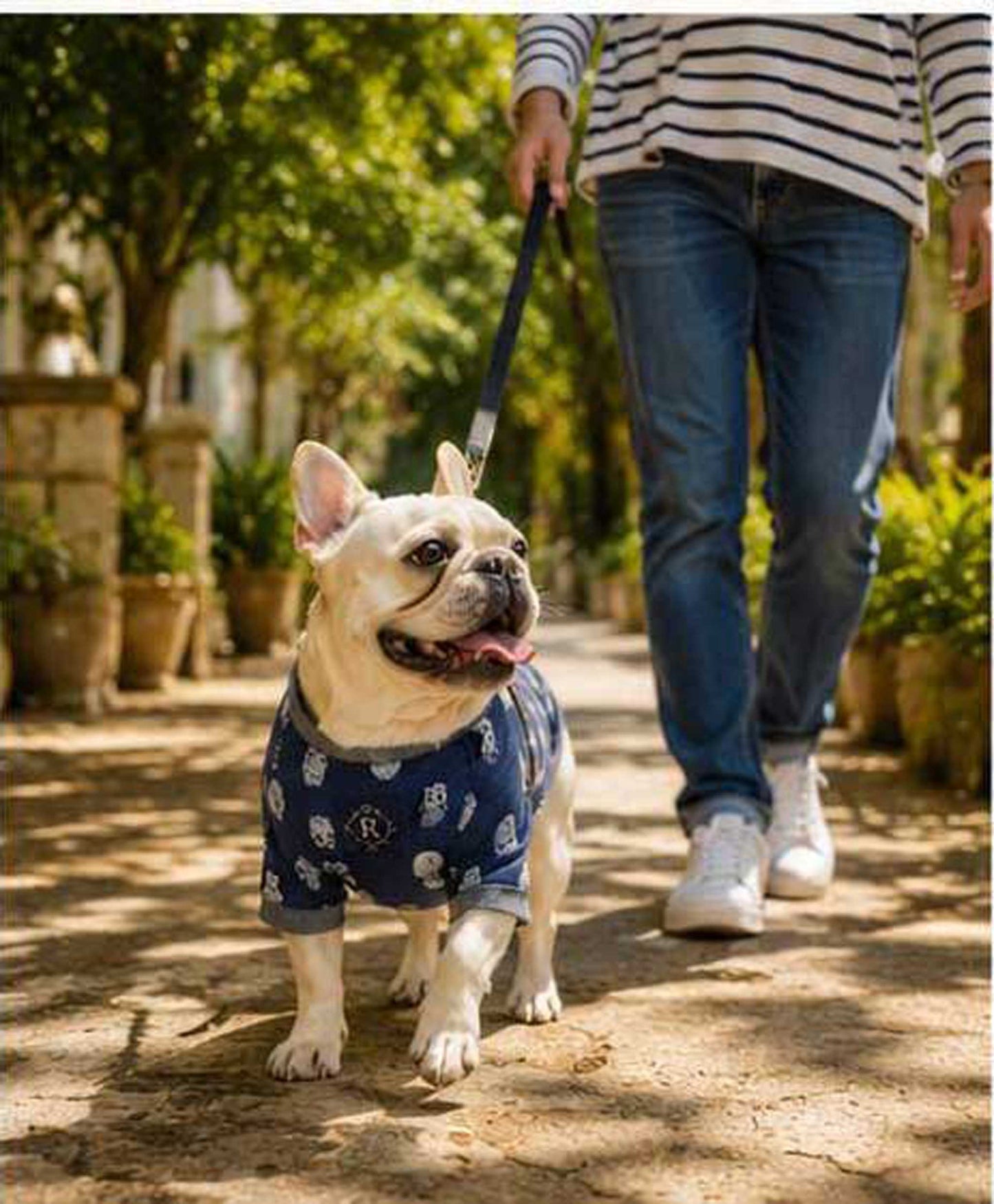 Owl Resort Ptint Tops with accessory◇RIO STYLE◇-dog resort wear-