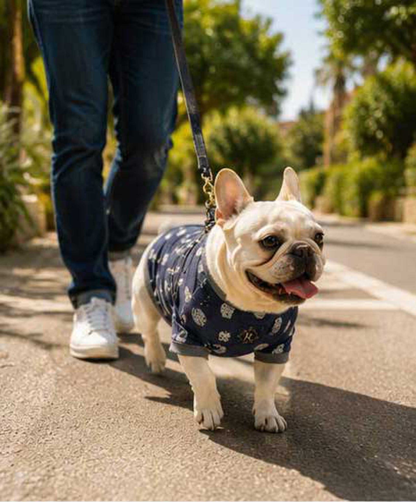 Owl Resort Ptint Tops with accessory◇RIO STYLE◇-dog resort wear-