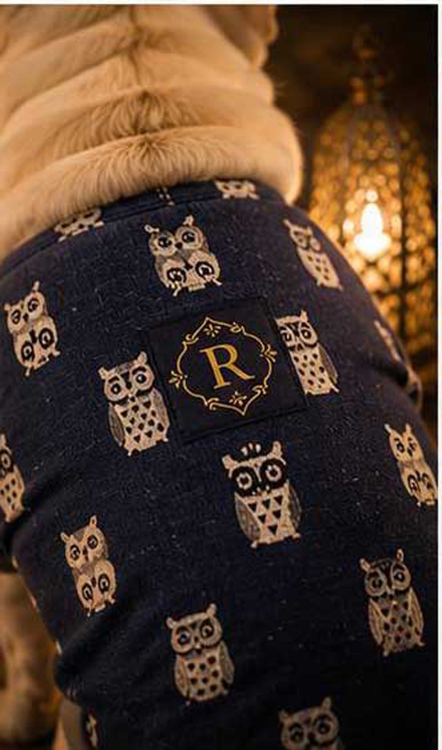 Owl Resort Ptint Tops with accessory◇RIO STYLE◇-dog resort wear-