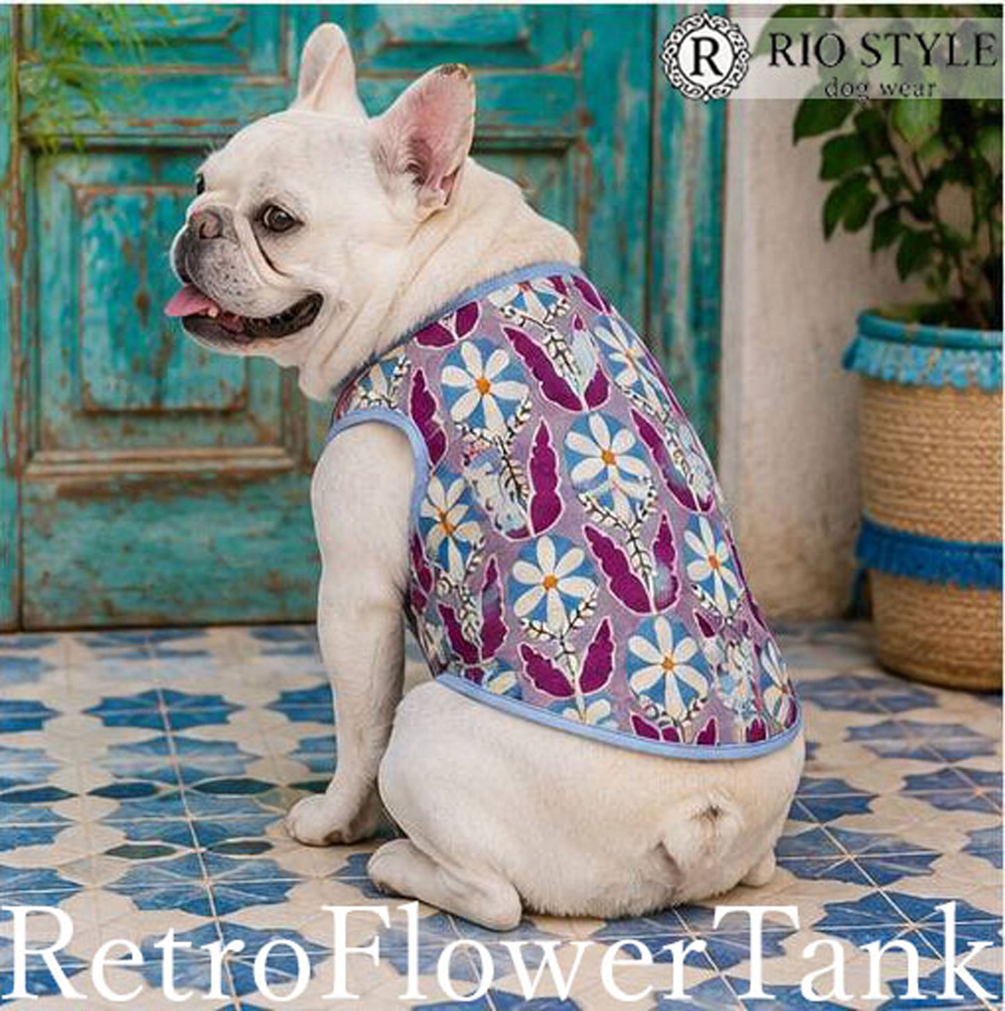 Retro Flower Tops◇RIO STYLE◇-dog resort wear-