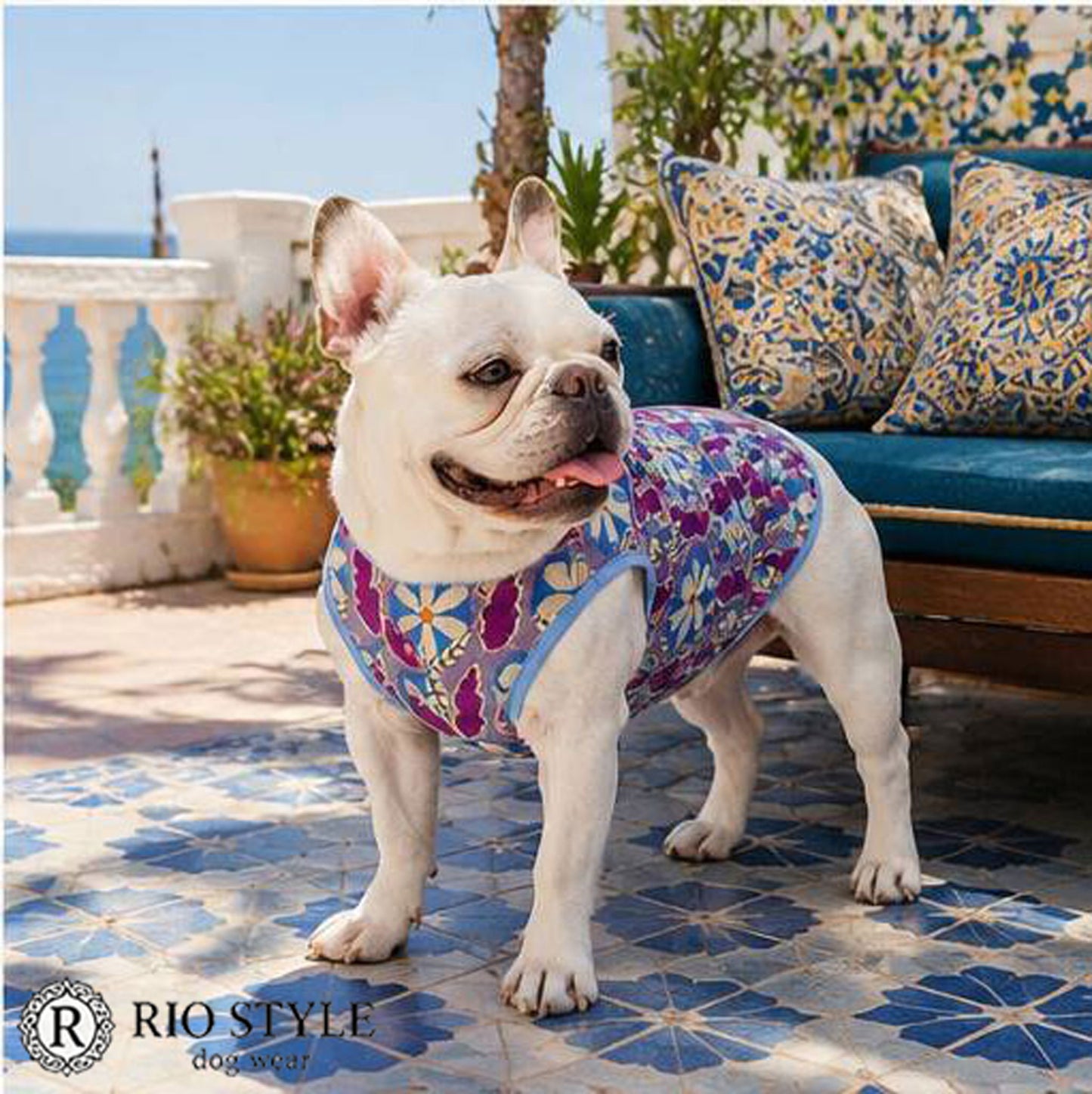 Retro Flower Tops◇RIO STYLE◇-dog resort wear-
