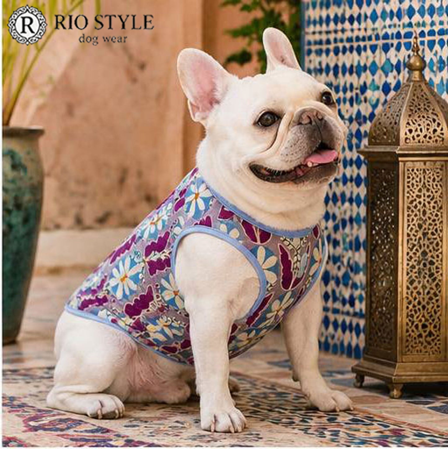 Retro Flower Tops◇RIO STYLE◇-dog resort wear-