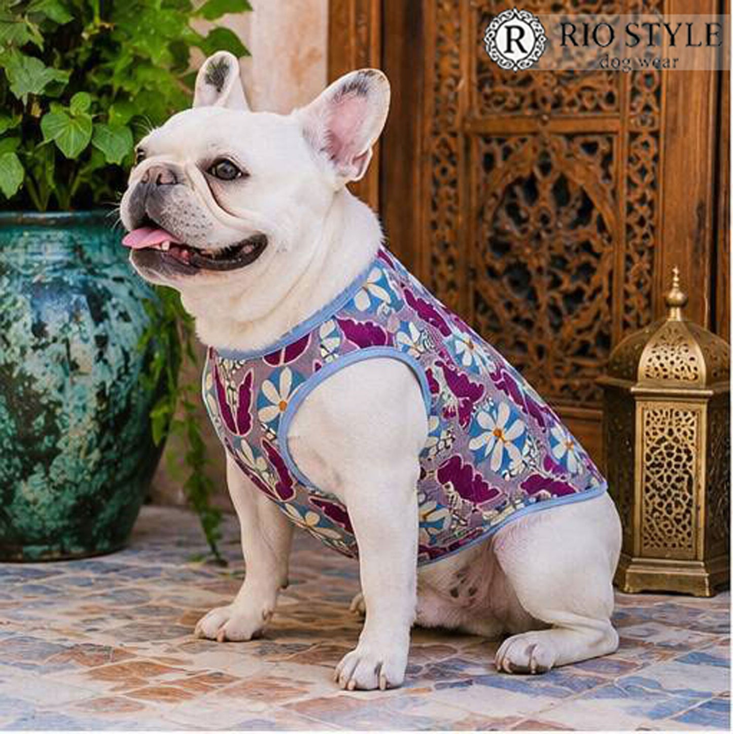 Retro Flower Tops◇RIO STYLE◇-dog resort wear-