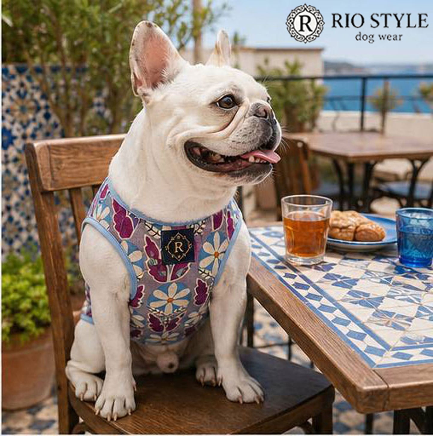 Retro Flower Tops◇RIO STYLE◇-dog resort wear-