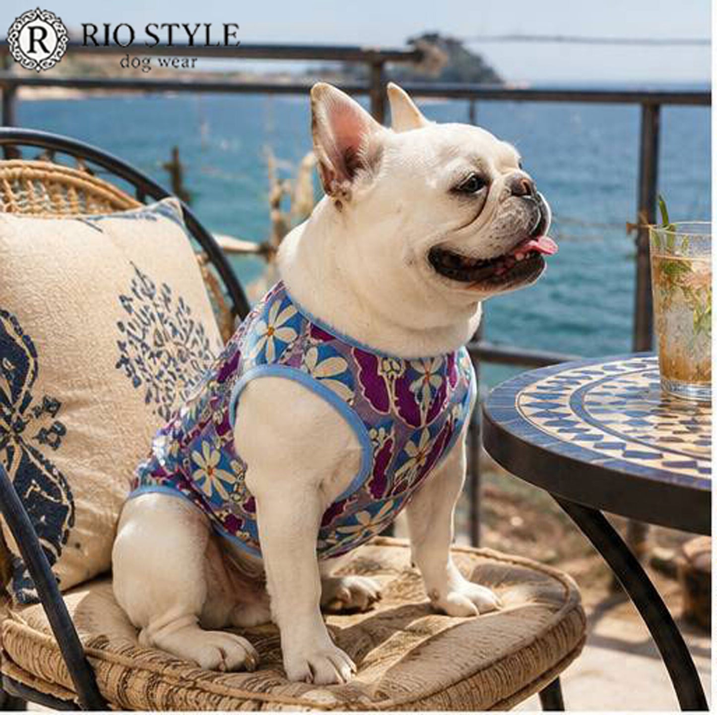 Retro Flower Tops◇RIO STYLE◇-dog resort wear-