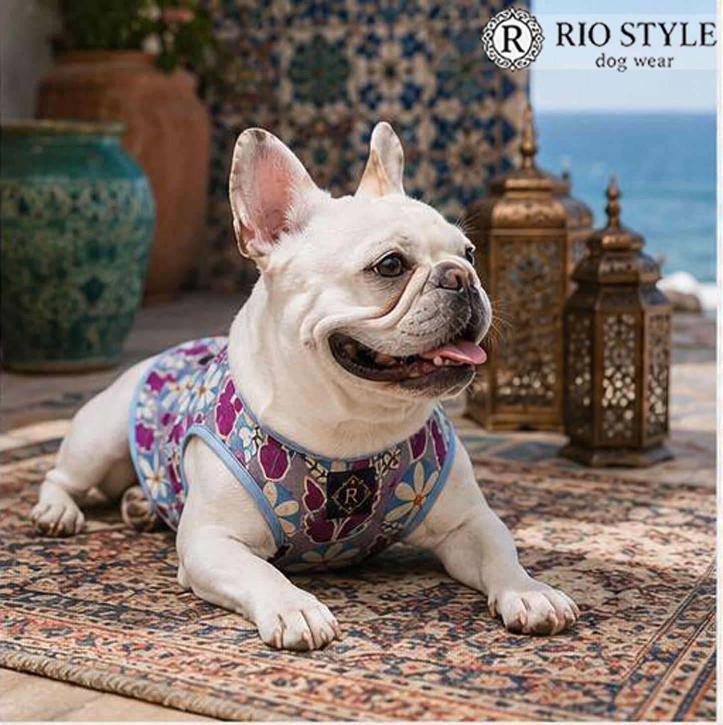 Retro Flower Tops◇RIO STYLE◇-dog resort wear-