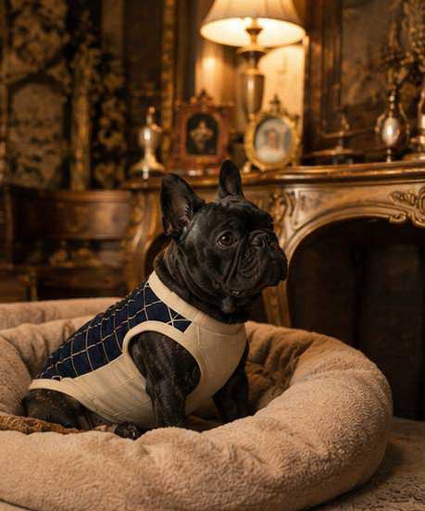 Windowpane Check Traditional Tops◇RIO STYLE◇-dog resort wear-
