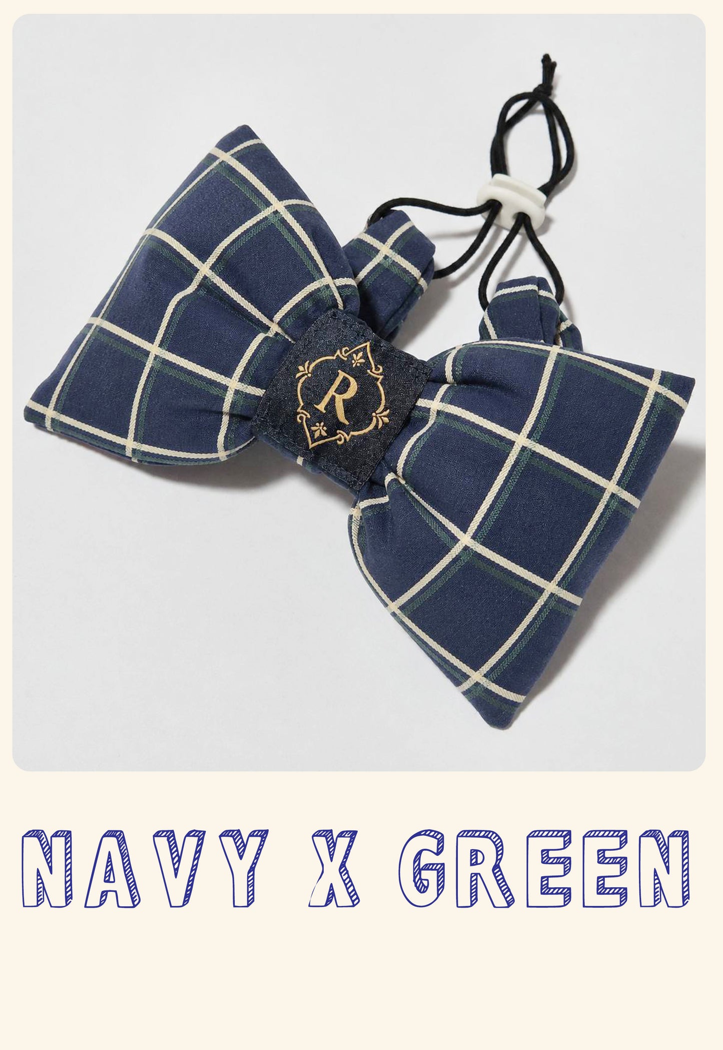 【7/24 NEW!!】Windowpane check RIBBON◇RIO STYLE◇-dog resort wear-