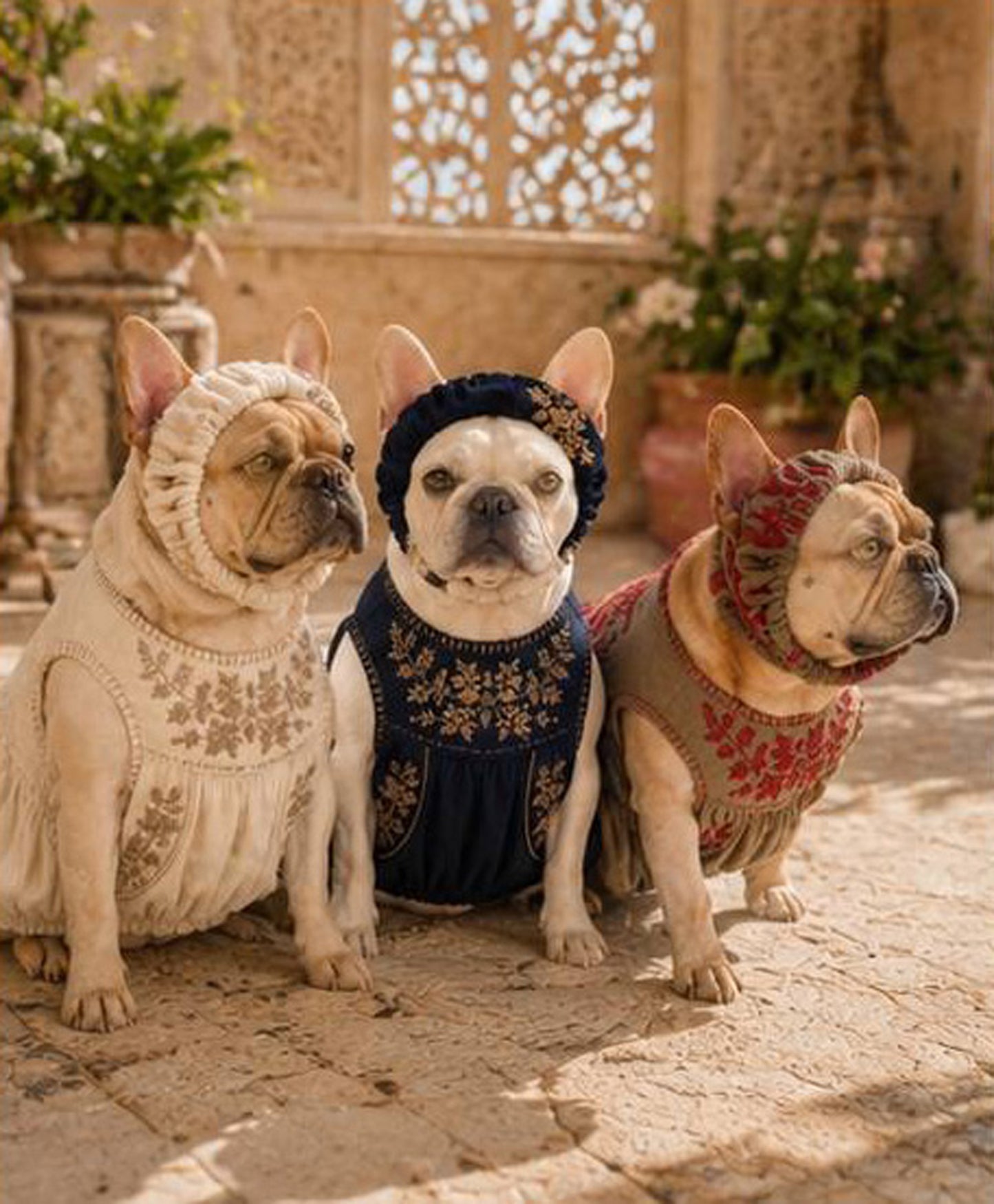 Flower Embroidary TOPS◇RIO STYLE◇-dog resort wear-