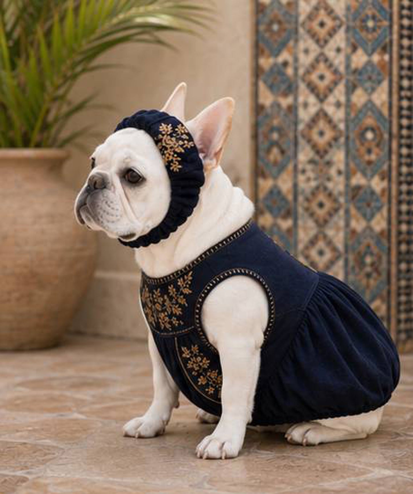 Flower Embroidary TOPS◇RIO STYLE◇-dog resort wear-