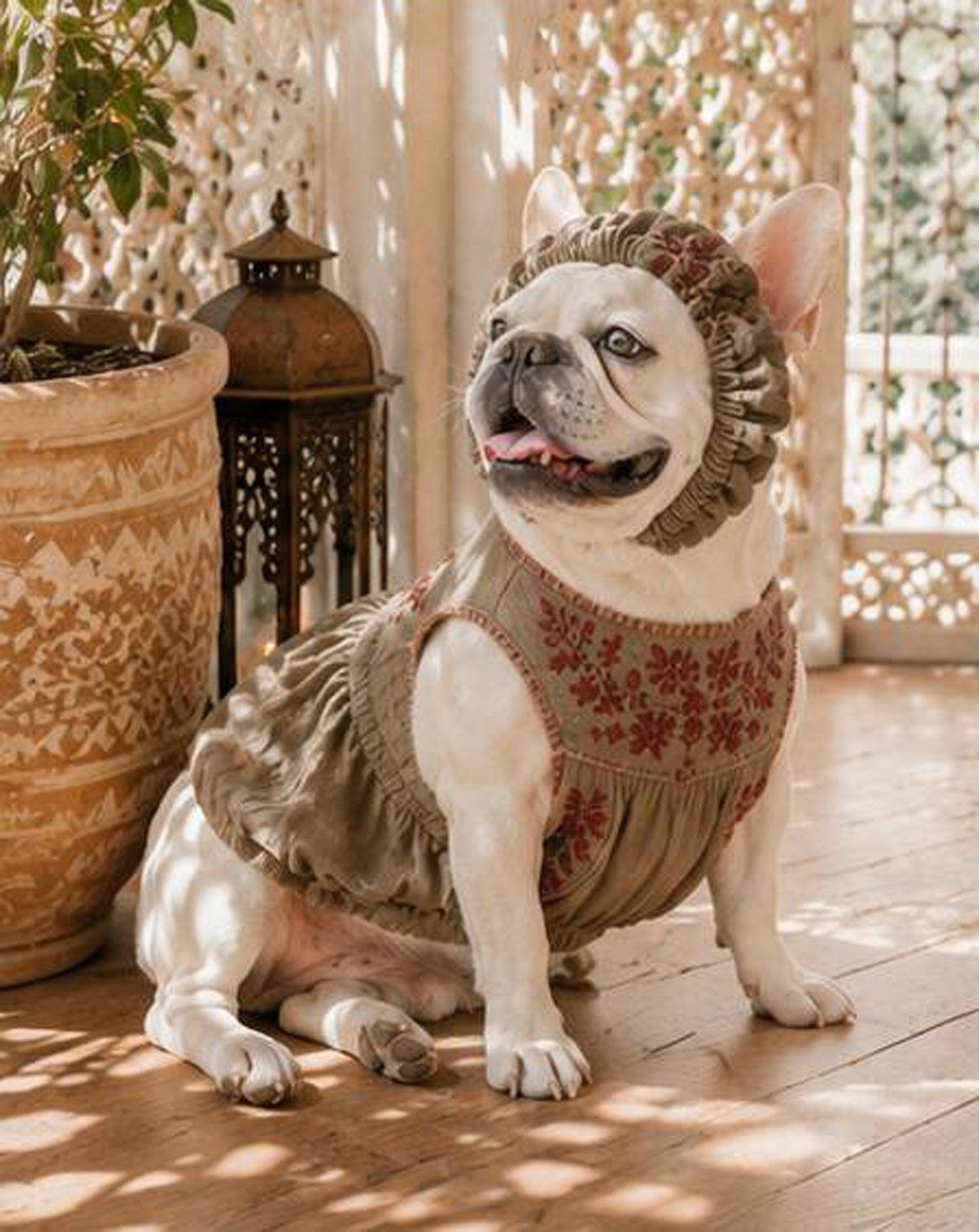 Flower Embroidary TOPS◇RIO STYLE◇-dog resort wear-