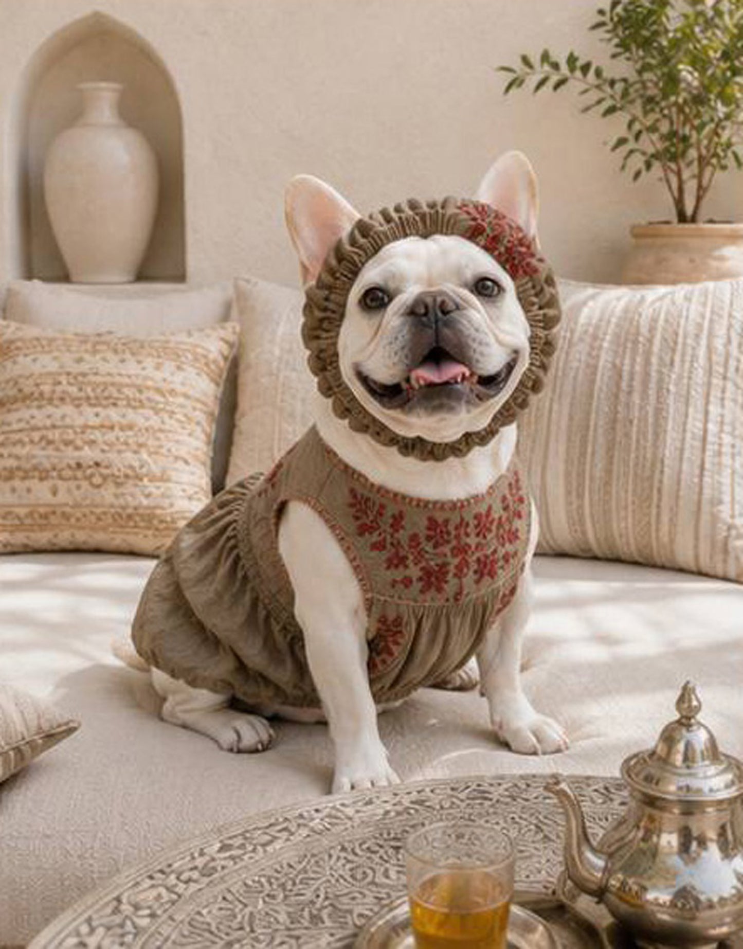 Flower Embroidary TOPS◇RIO STYLE◇-dog resort wear-