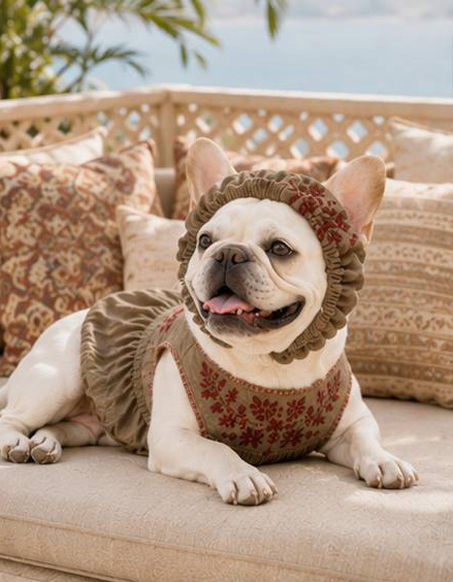 Flower Embroidary TOPS◇RIO STYLE◇-dog resort wear-