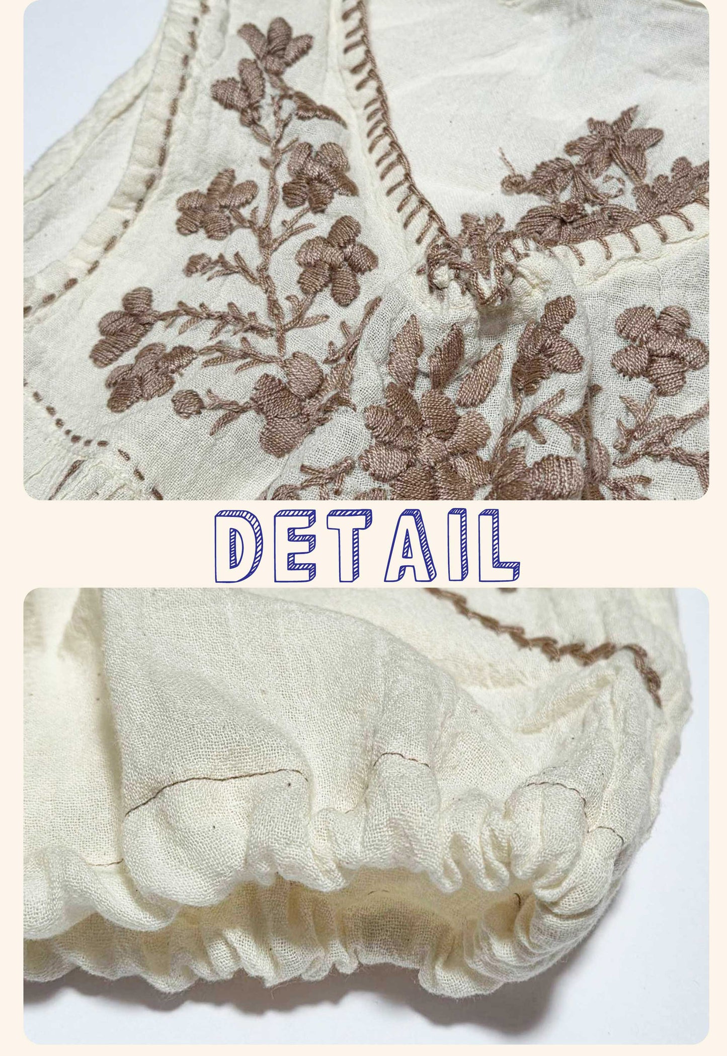 Flower Embroidary TOPS◇RIO STYLE◇-dog resort wear-