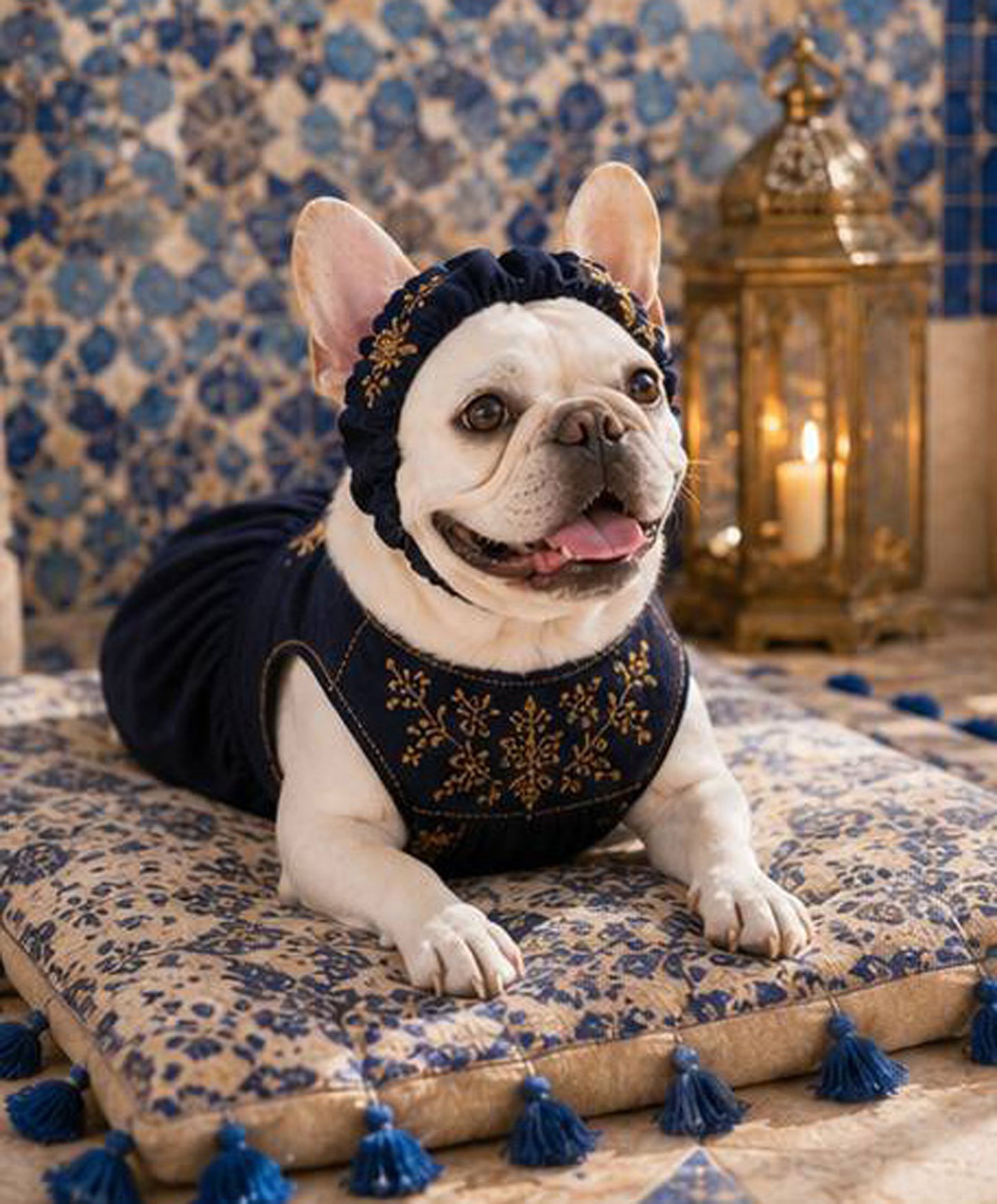 Flower Embroidary BAND◇RIO STYLE◇-dog resort wear-