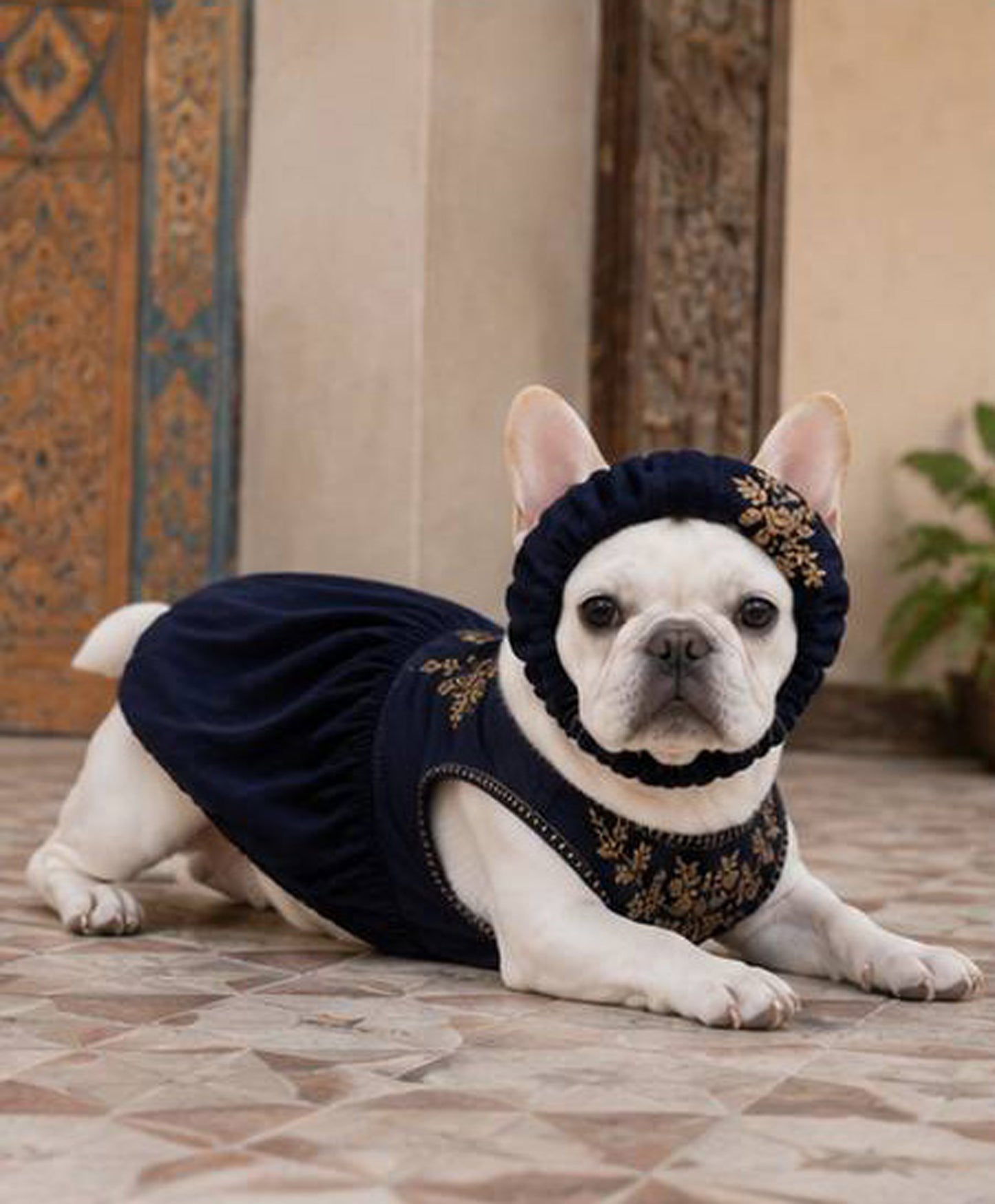 Flower Embroidary BAND◇RIO STYLE◇-dog resort wear-