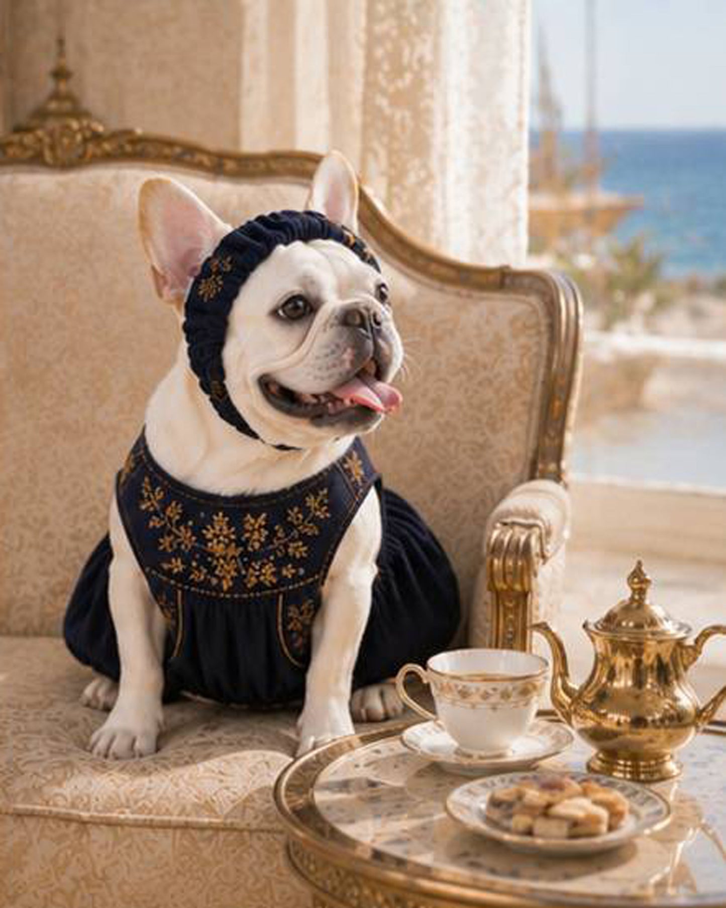 Flower Embroidary BAND◇RIO STYLE◇-dog resort wear-