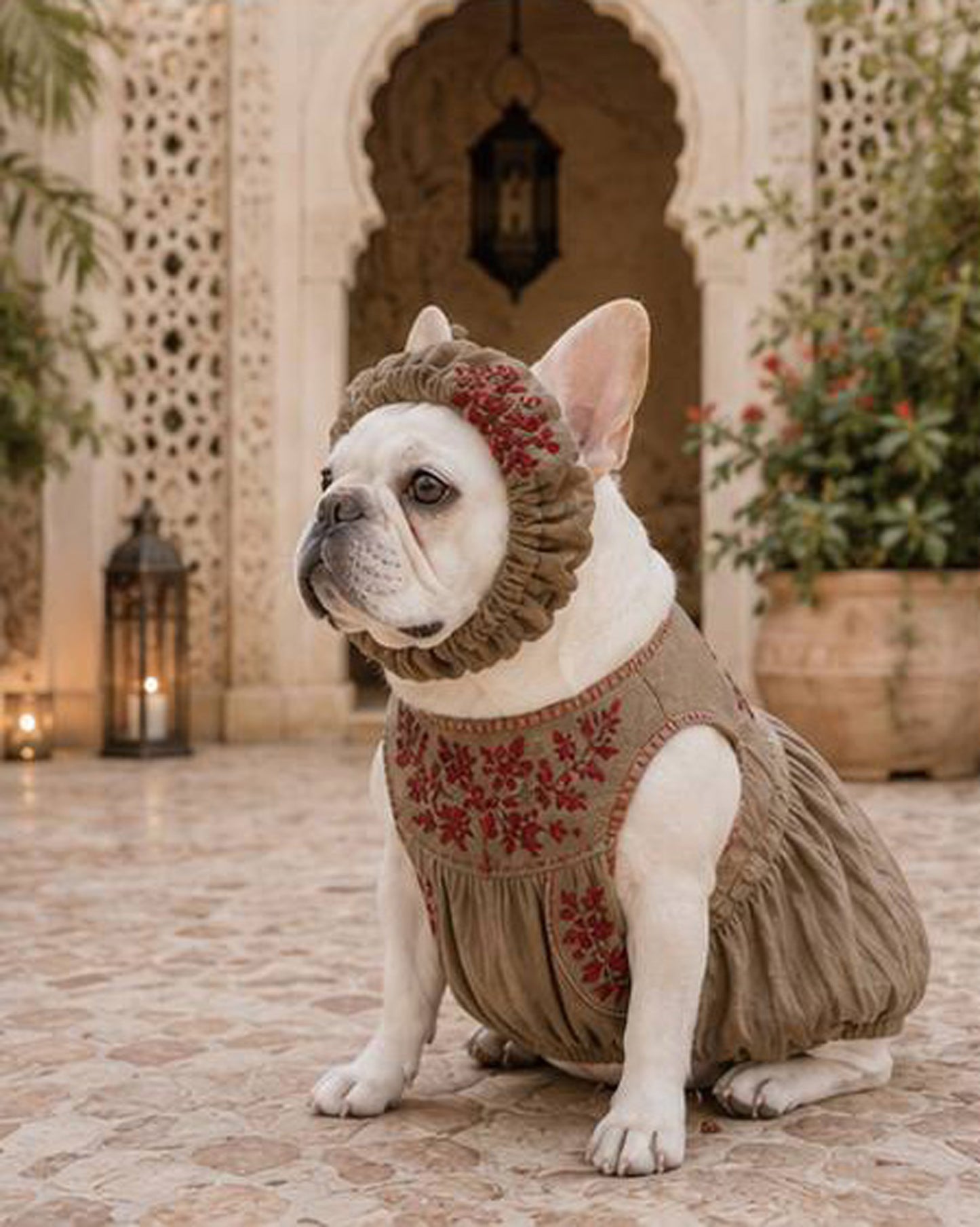 Flower Embroidary BAND◇RIO STYLE◇-dog resort wear-