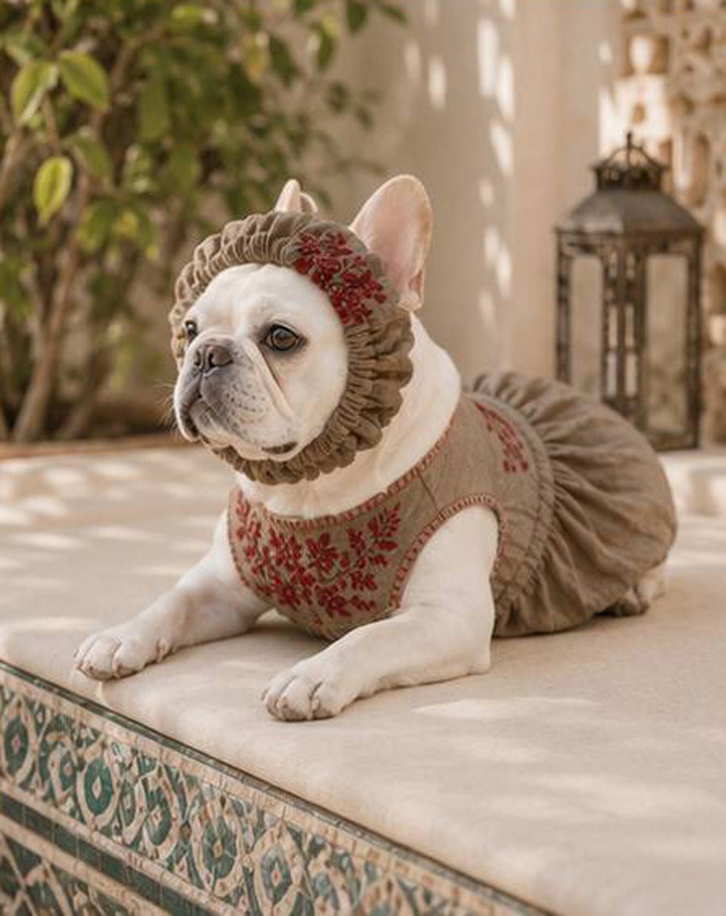 Flower Embroidary BAND◇RIO STYLE◇-dog resort wear-