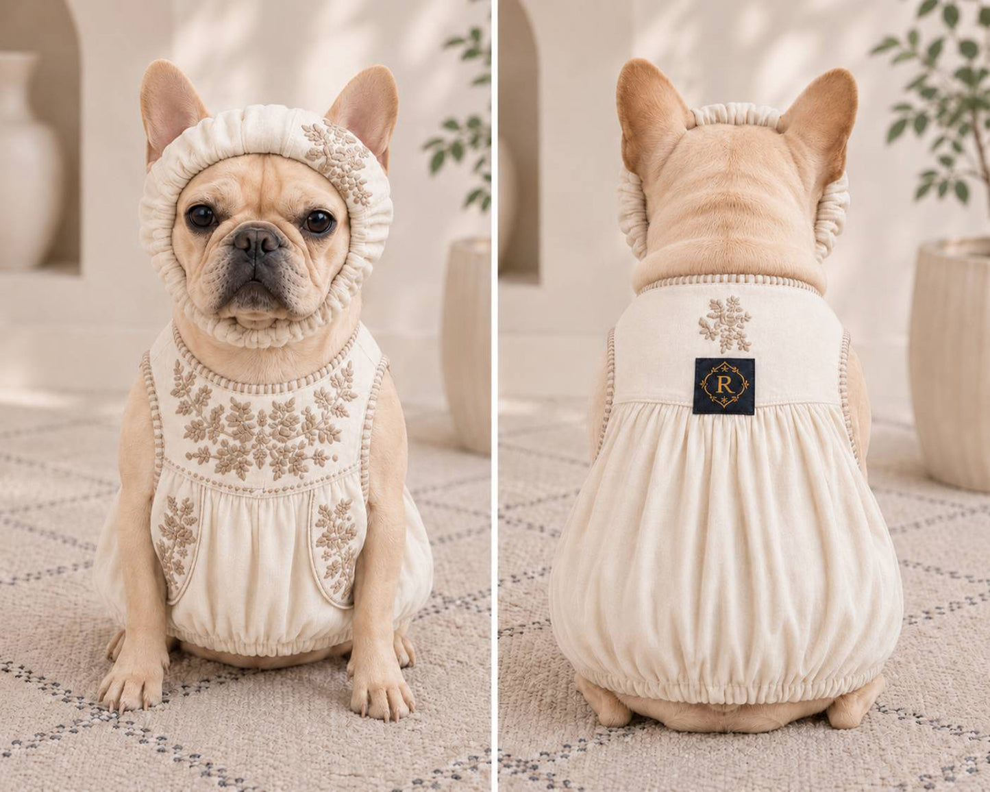 Flower Embroidary BAND◇RIO STYLE◇-dog resort wear-