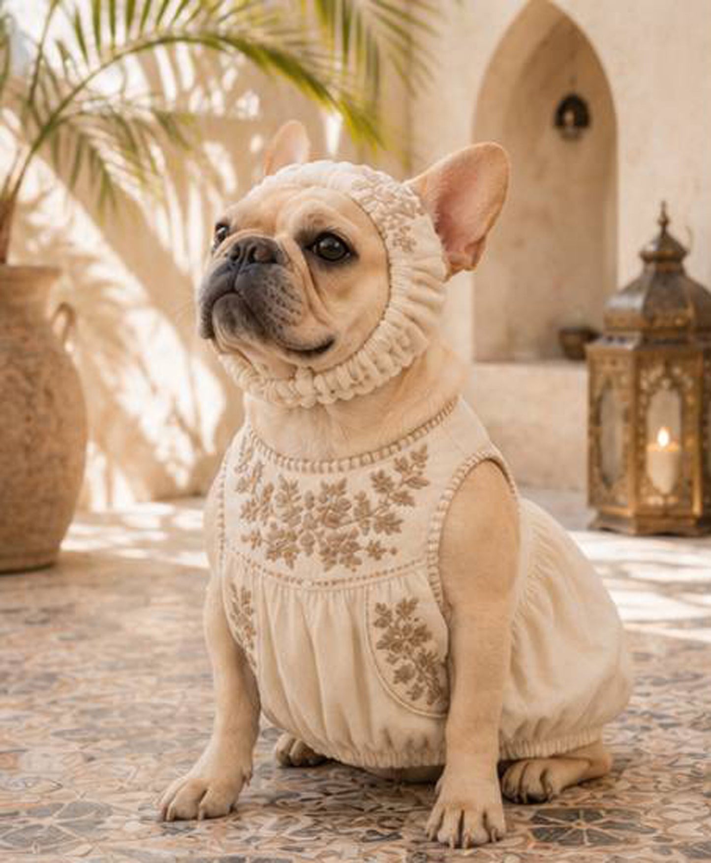 Flower Embroidary BAND◇RIO STYLE◇-dog resort wear-