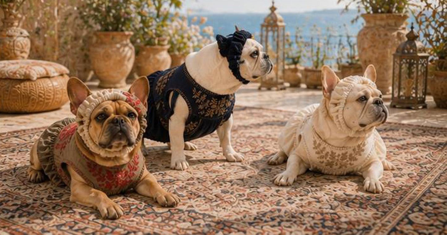 Flower Embroidary BAND◇RIO STYLE◇-dog resort wear-