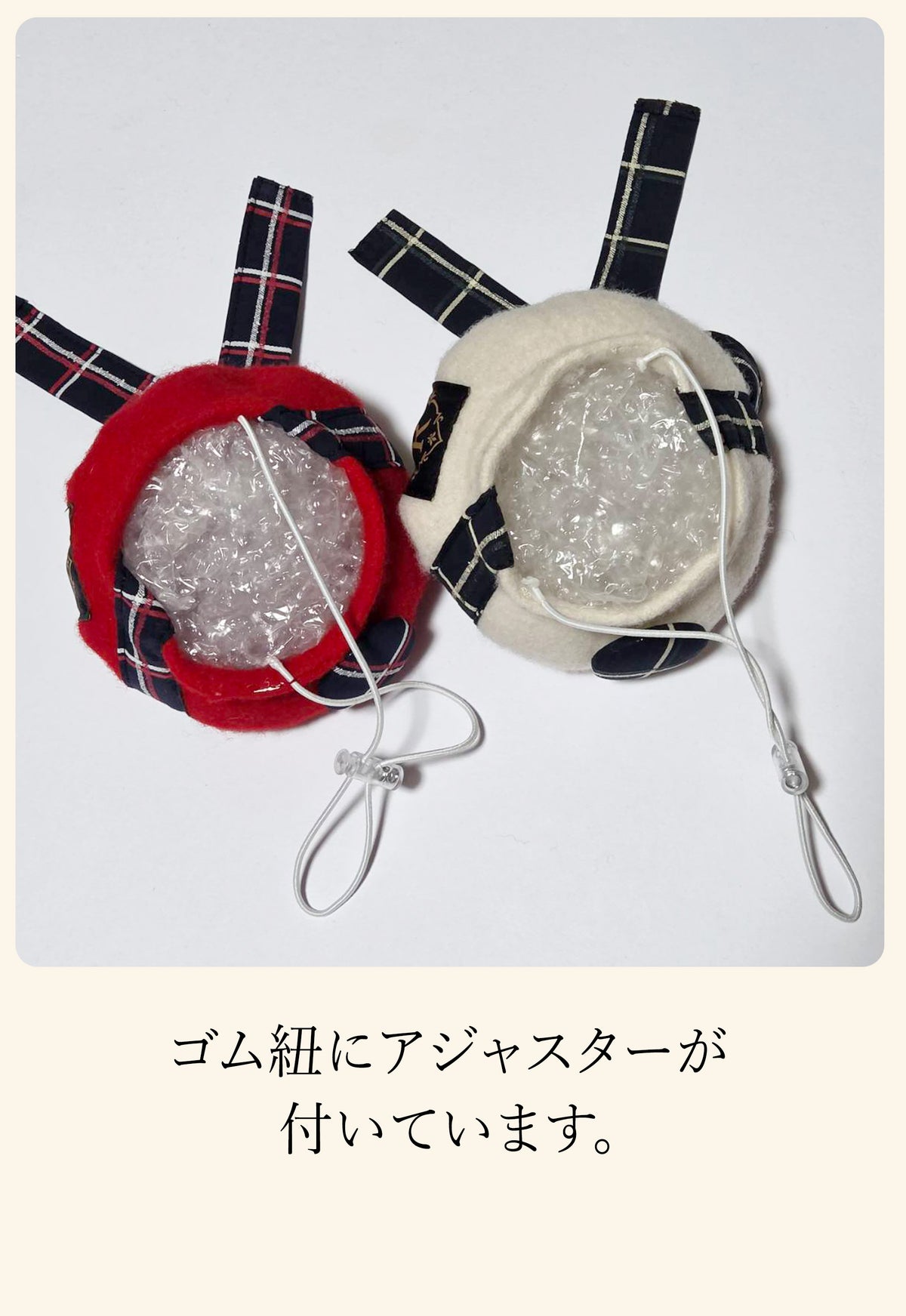 【9/28 NEW!!】WINDOWPEN CHECK RIBBON BERET HAT◇RIO STYLE◇-dog resort wear-